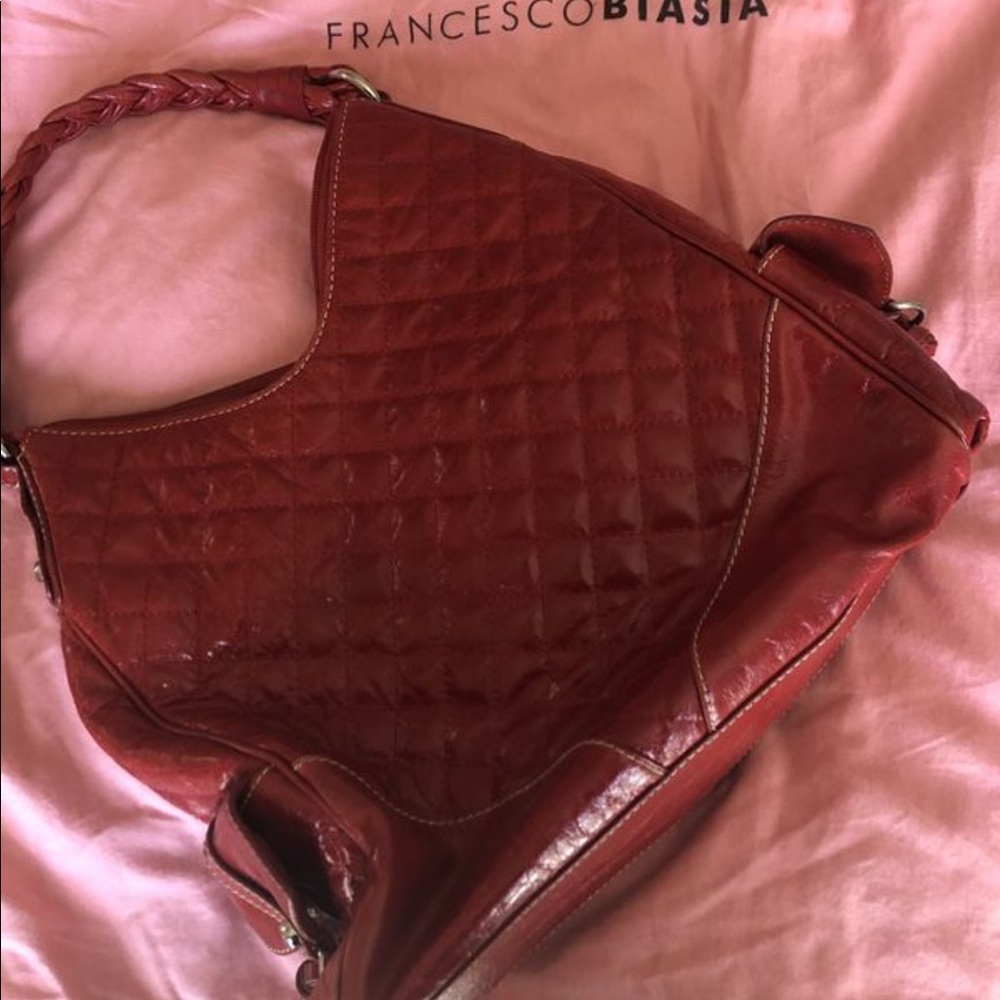 COPY - Francesco Biasia Red Handbag